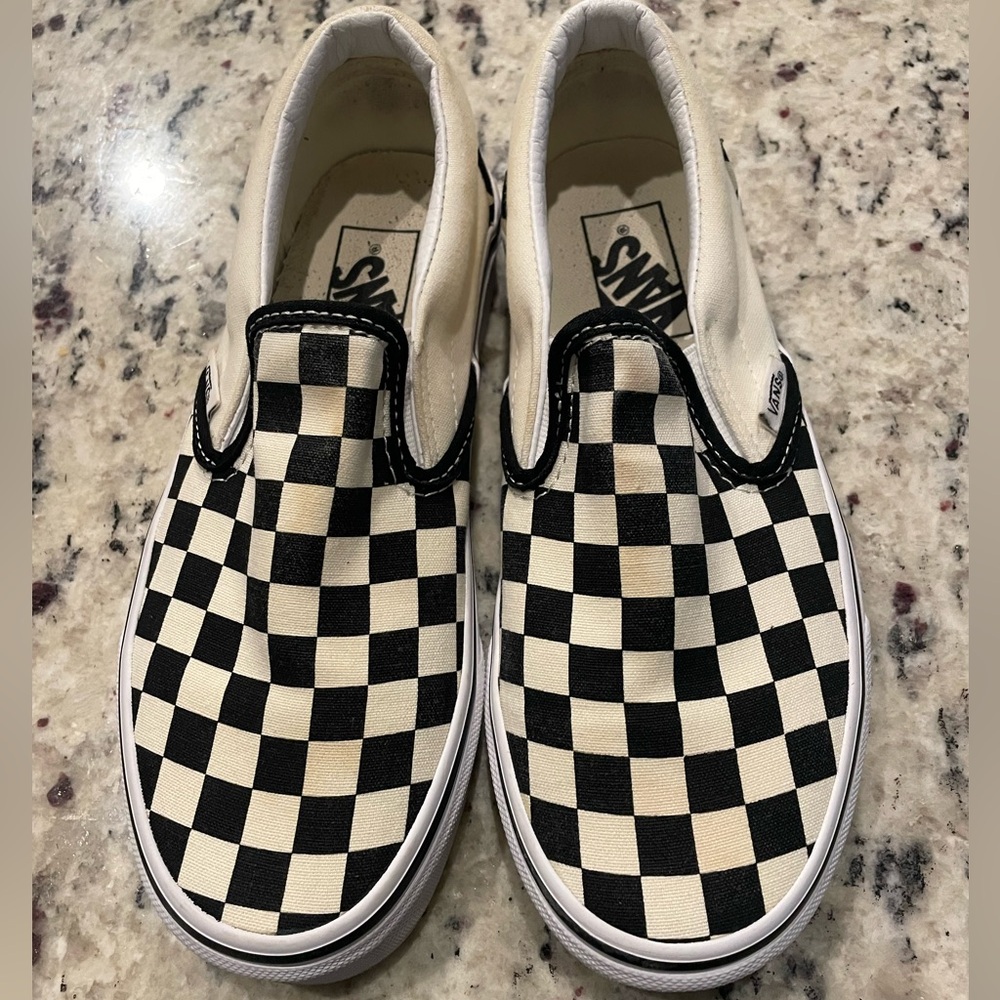 Vans Classic Slip-On Checkerboard Shoe
